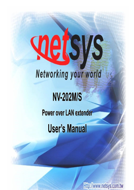 NV-202MS User's Manual Ver A3