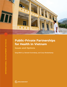 Public-Private Partnerships for Health in Vietnam Issues and Options
