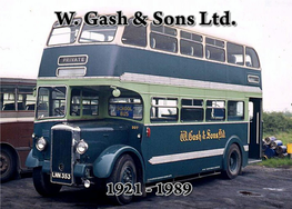 W. Gash & Sons 1912-1989