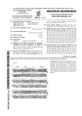 WO 2017/031223 Al 23 February 2017 (23.02.2017) P O P C T