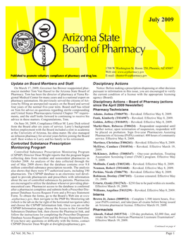 Arizona State Board of Pharmacy