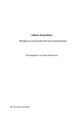 Akten-Einsichten«