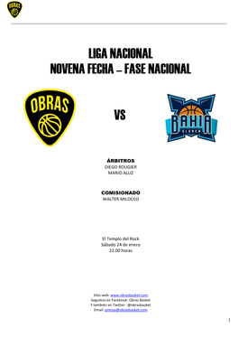 Carpeta Vs. Bahía Basket