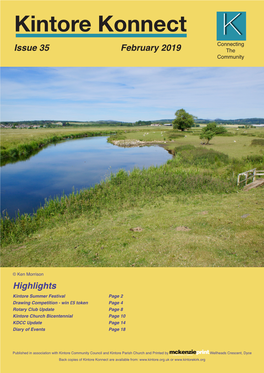 Kintore Konnect Connecting Issue 35 February 2019 the Community
