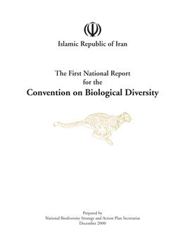 The First National Report for the Convention on Biological Diversity