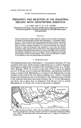 Frequency and Selection in the Industrial Melanic Moth