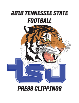 2018 Tennessee State Football Press Clippings