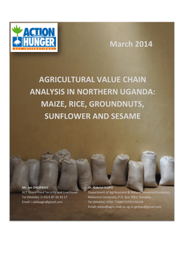 March 2014 AGRICULTURAL VALUE CHAIN ANALYSIS IN