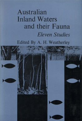 Australian Inland Waters and Their Fauna Eleven Studies Edited by A