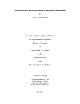 Pseudoalignment for Metagenomic and Metatranscriptomic Read Assignment