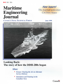 Maritime Engineering Journal CANADA