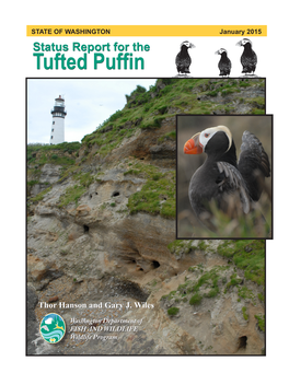 Washington State Status Report for the Tufted Puffin (2015)