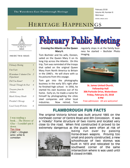 Heritage Happenings