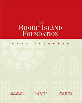 Rhode Island Foundation One Union Station Providence, Rhode Island 02903 (401) 274-4564