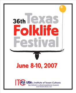 Texas Folklife Festival Visitor Guide