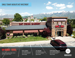 Single Tenant Absolute Net Investment