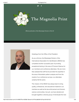 2017 the Magnolia Print