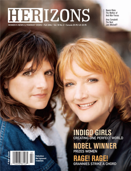 Indigo Girls Nobel Winner Rage!