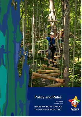 Scouts Australia Policy and Rules 2020