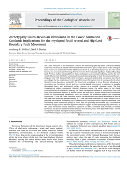 Archetypally Siluro-Devonian Ichnofauna in the Cowie Formation