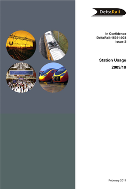 Station Usage Report (2009-2010)