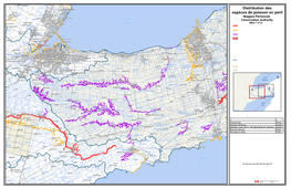Distribution Des Espèces De Poisson En Péril Niagara Peninsula Conservation Authority