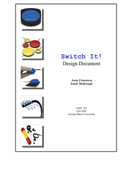 Switch It! Instructional Design Document