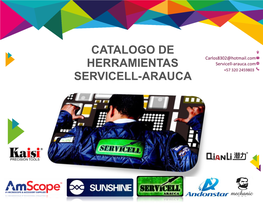 Catalogo De Herramientas Servicell-Arauca