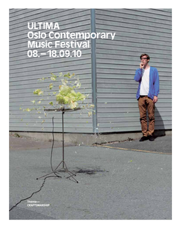 Ultima Oslo Contemporary Music Festival 08.–18.09.10