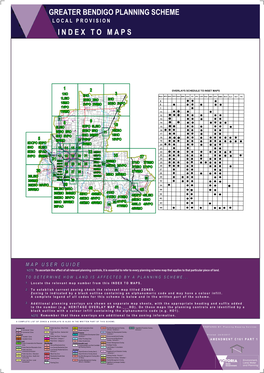 To Maps Greater Bendigo Planning Scheme Indextomaps