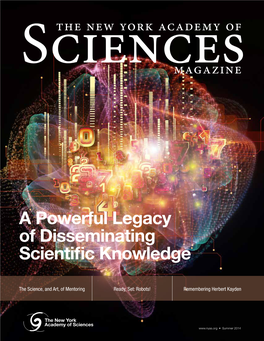 A Powerful Legacy of Disseminating Scientific Knowledge