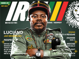 Luciano World a Reggae Jah Messenjah Ananse Respect Nan-C