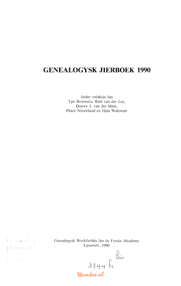 Genealogysk Jierboek 1990