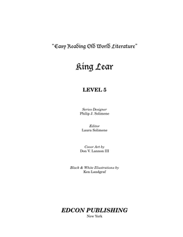 *King Lear Pgs. 1-11