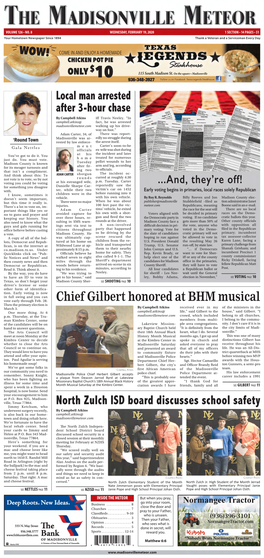 North Zulch ISD Board Discusses School Safety