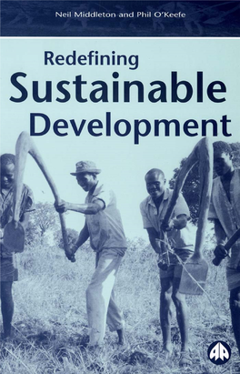 Redefining Sustainable Development