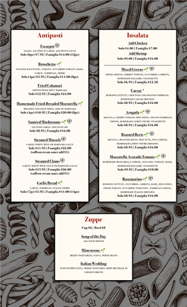 New Menu Covid Issue