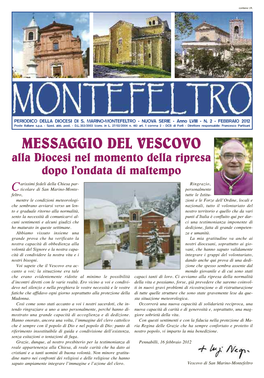 Periodico Diocesano Montefeltro Periodico Diocesano