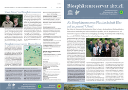 Biosphärenreservat Aktuell 2009