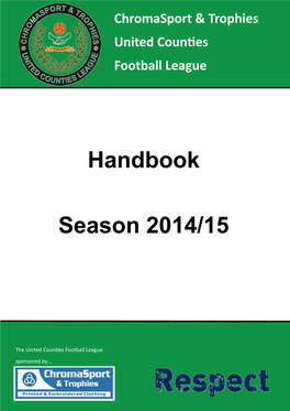 Handbook Season 2014/15