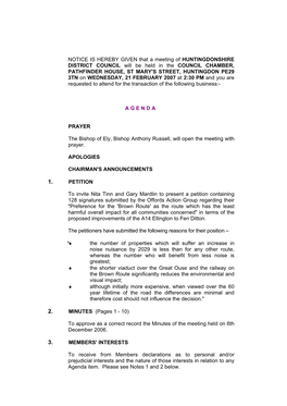 Public Reports Pack Wednesday 21-Feb-2007 14.30 Council.Pdf