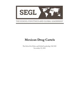 ​Mexican Drug Cartels