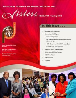 Sisters Newsletter Spring 2015.Pdf