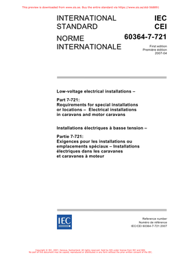 International Standard Iec Cei Norme Internationale