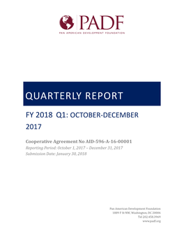 Quarterly Report