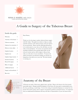 A Guide to Surgery of the Tuberous Breast