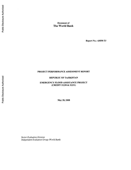 World Bank Document