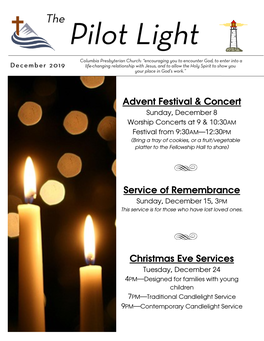 Advent Festival & Concert Service of Remembrance Christmas Eve