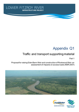Lower Fitzroy River Infrastructure Project Draft Environmental Impact Statement