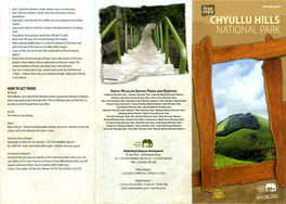 Chyullu Hills National Park